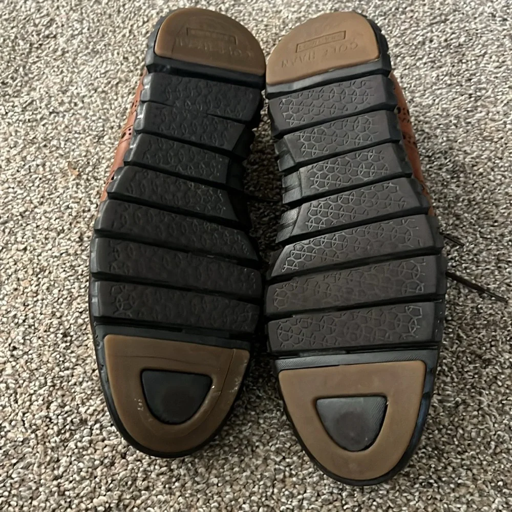 Cole Haan Zerogrand Leather Wingtip Derby Oxford Size 7 - Picture 11 of 12